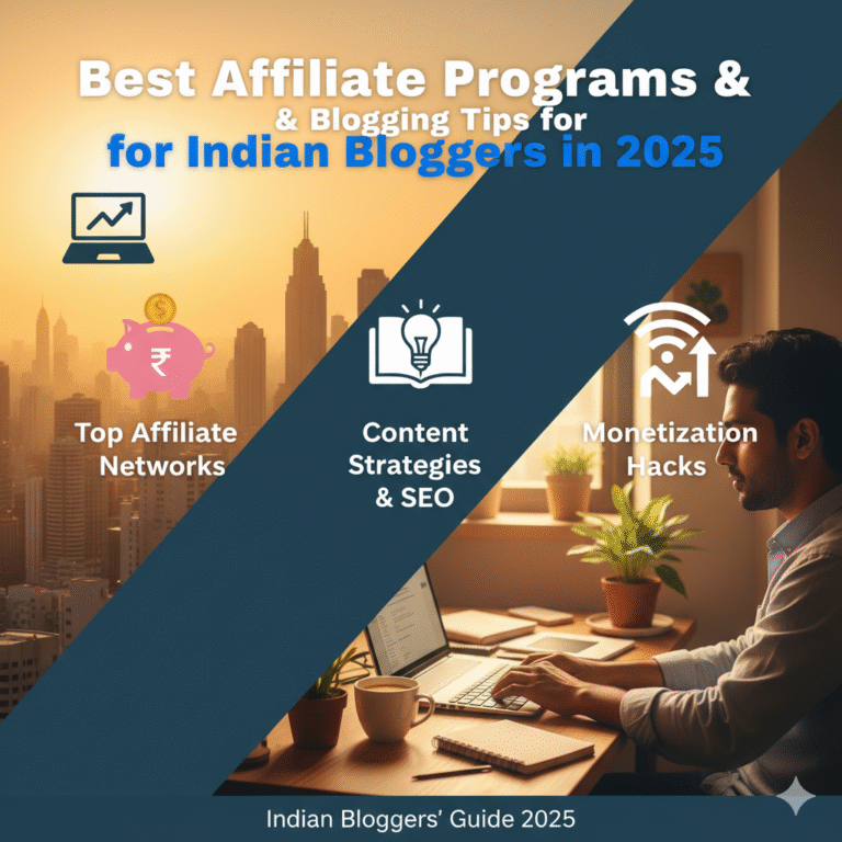 Best Affiliate Programs & Blogging Tips for Indian Bloggers in 2025"