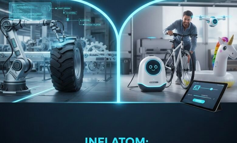 Inflatom smart inflation device with automated air control system